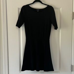 Club Monaco Elegant Black Mini Dress SZ M